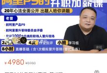 老曾 阿里P9的升职加薪课《向产品专家(P7)进阶》第7期-星星精品网