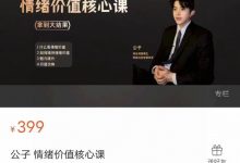 梵公子《情绪价值核心课》-星星精品网