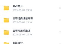 王哥《私教课程2.0》-星星精品网