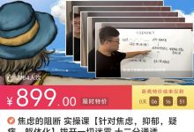 焦虑的阻断 实操课【针对焦虑，抑郁，疑病，躯体化】拨开一切迷雾 十二分通透18节-星星精品网