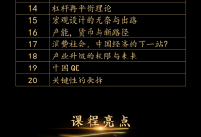 【A视野】音频课程 《三大周期交汇下的中国经济》-星星精品网