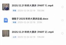 谢胜子2025年终大演讲-星星精品网